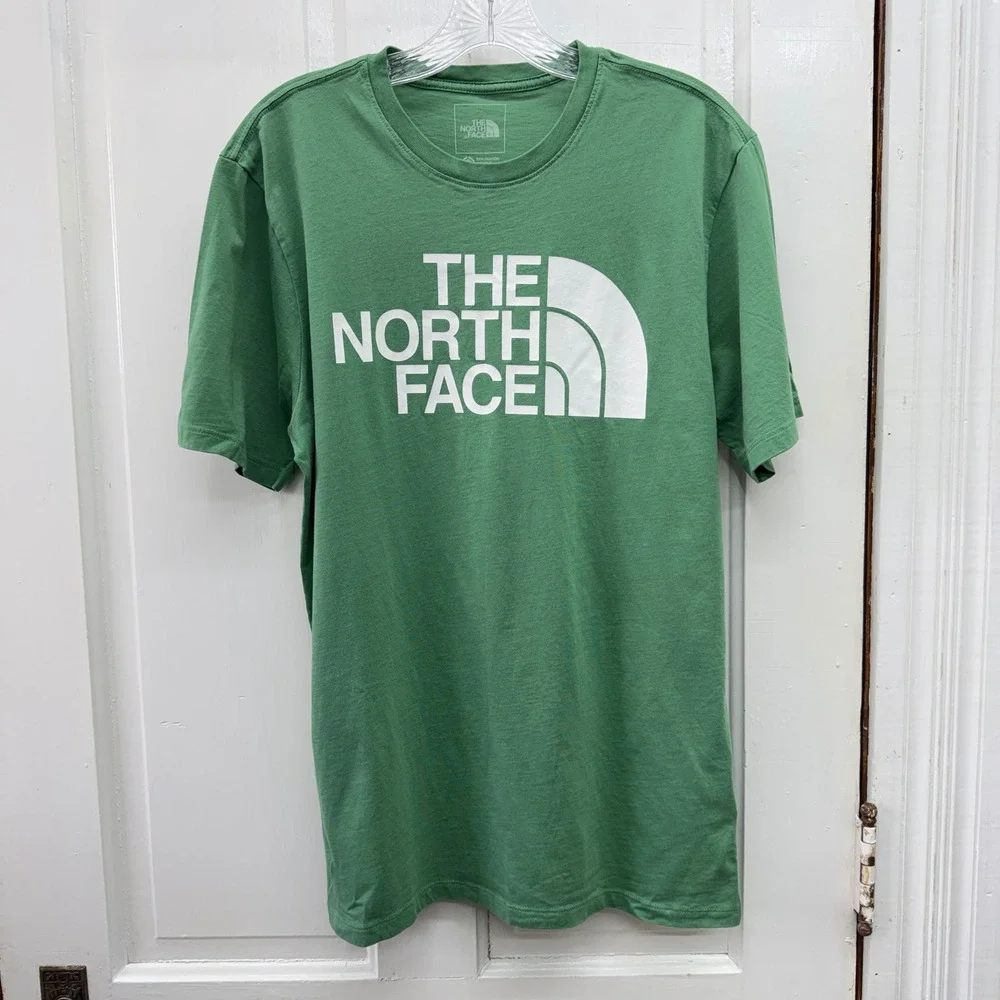 The North Face‎ Green Short Sleeve Logo Graphic T Shirt Men's Medium NF0A4M8L